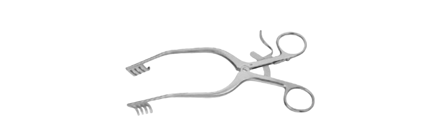 Baby Adson Retractor, Angled | BV085R