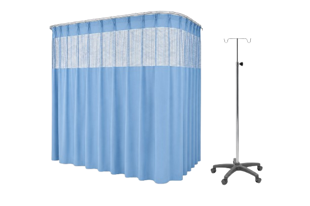 IV Stand, Curtain Set and Lead Apron Hanger
