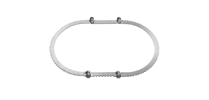 Segmented Oval Ring | MB496