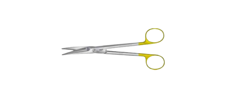 TC Mayo Wavecut Dissecting Scissors, Beveled Blade | BC253W