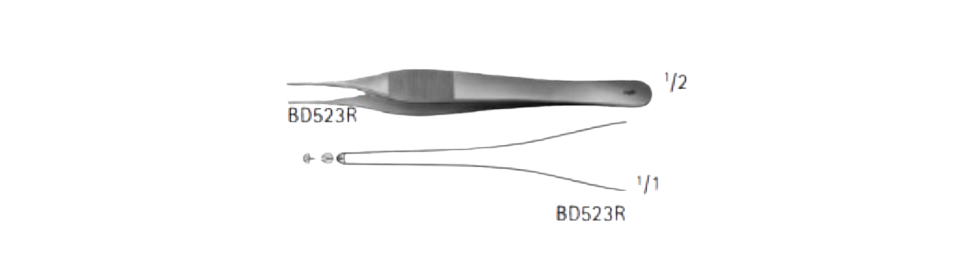 Jefferson Tissue Forceps, Delicate | BD523R
