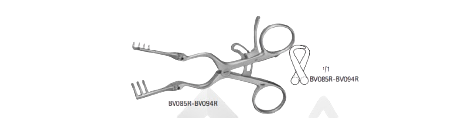 Baby Adson Retractor, Hinged | BV085R