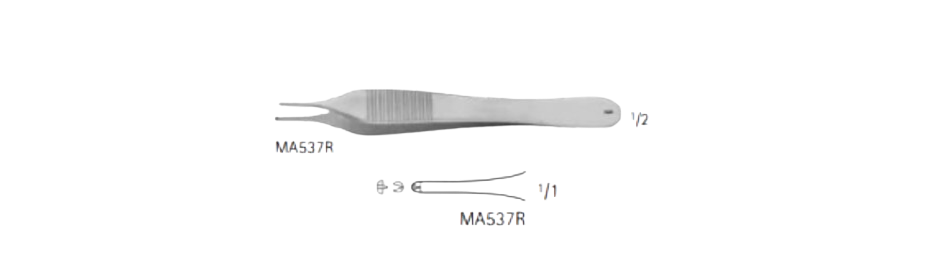 Callison- Adson Tissue Forceps, W/ Platform | MA537R