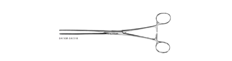 Doyen Intestinal Forceps, Elastic Blade, Longitudinal Serrations | EA130R